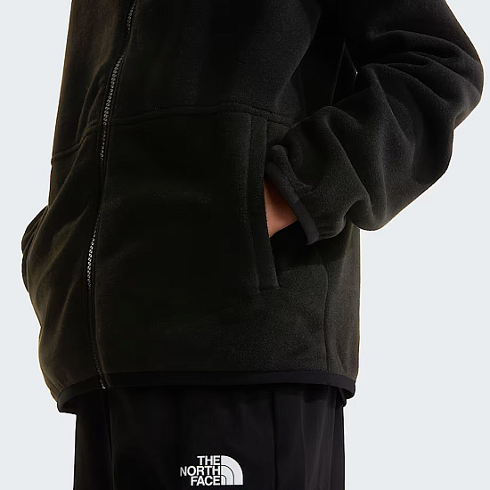Куртка детская The North Face Glacier Full Zip Zip-in Tnf Black - Фото 8 большая
