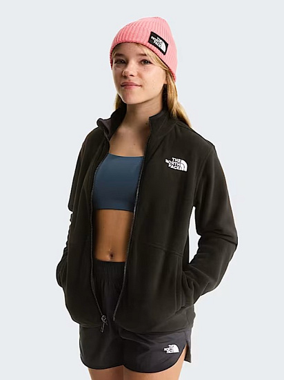 Куртка детская The North Face Glacier Full Zip Zip-in Tnf Black - Фото 10 большая
