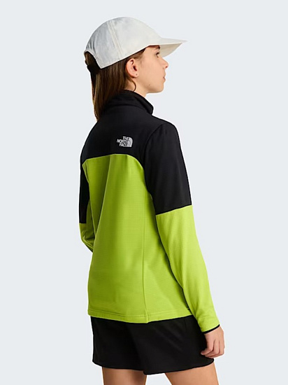 Куртка детская The North Face Hike Full Zip Midlayer Tnf Black/Fizz Lime - Фото 12 большая