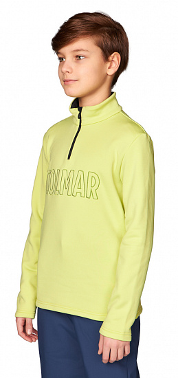 Куртка детская Colmar Facetime Half zip Celery/Black - Фото 2 большая