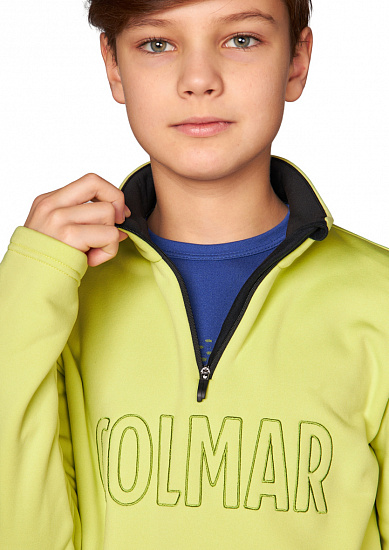 Куртка детская Colmar Facetime Half zip Celery/Black - Фото 4 большая