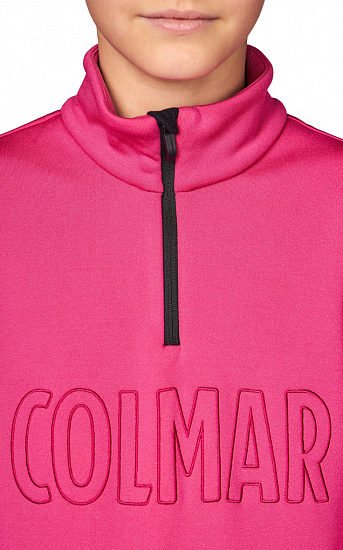 Куртка детская Colmar Facetime Half zip Framboise - Фото 5 большая