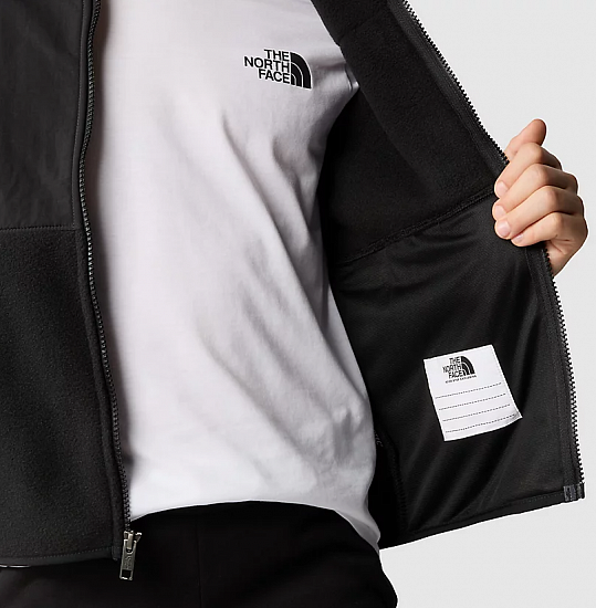 Куртка детская The North Face Teen Denali Tnf Black - Фото 7 большая