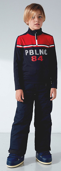 Толстовка детская Poivre Blanc W21-1951-JRBY Fancy Gothic Blue - Фото 2 большая