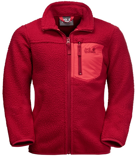 Куртка детская Jack Wolfskin Ice Cloud Indian Red - Фото 1 большая