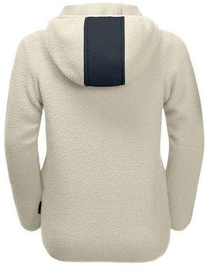 Куртка детская Jack Wolfskin Ice Cloud Hood White Sand - Фото 2 большая