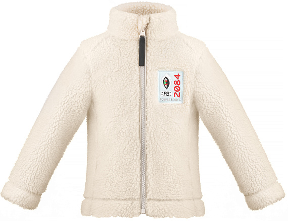 Толстовка детская Poivre Blanc 1510-BBBY/A Teddy Offwhite - Фото 1 большая