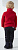Куртка детская Poivre Blanc 1510-BBBY/N Loft Red Lacquer - Фото 3 малая