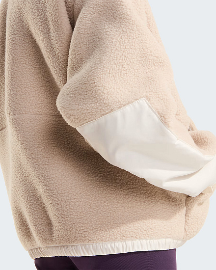 Куртка флисовая детская The North Face Yumiori Off-Peak FZ Timeless Taupe/White Dune - Фото 8 большая