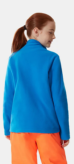 Пулон детский The North Face Glacier 1/4 Zip Hero Blue - Фото 8 большая