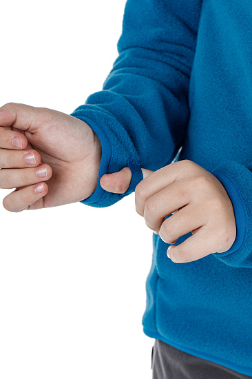 Куртка детская Jack Wolfskin Baksmalla Glacier Blue - Фото 7 большая