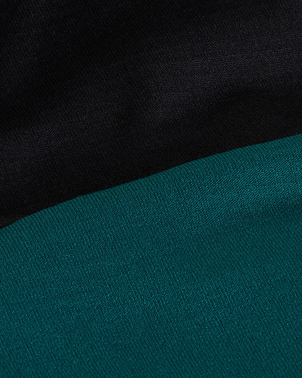 Куртка флисовая детская The North Face Hike Midlayer FZ Pacific Teal/TNF Black - Фото 13 большая