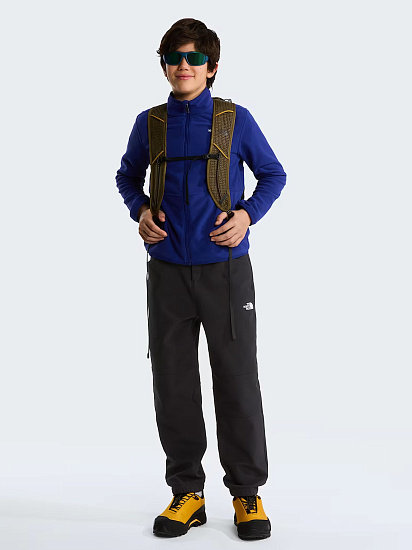 Куртка флисовая детская The North Face Glacier FZ Zip In Glacier Bold Blue - Фото 10 большая