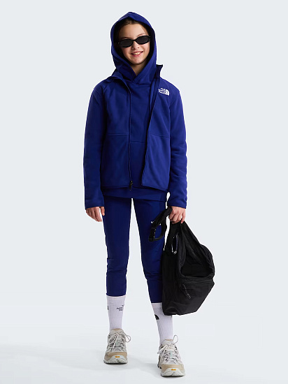 Куртка флисовая детская The North Face Glacier FZ Zip In Glacier Bold Blue - Фото 11 большая