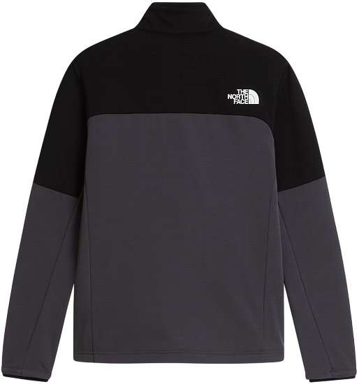 Куртка флисовая детская The North Face Hike Midlayer FZ Anthracite Grey/TNF Black - Фото 2 большая
