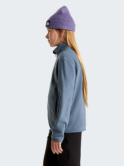 Куртка флисовая детская The North Face Glacier FZ Zip In Granite Grey - Фото 13 большая