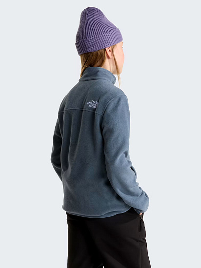 Куртка флисовая детская The North Face Glacier FZ Zip In Granite Grey - Фото 14 большая