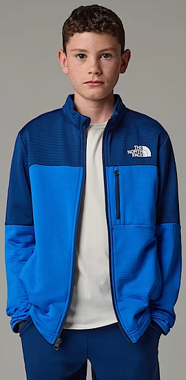 Куртка детская The North Face Hike Mid Full Zip Hero Blue/Estate Blue - Фото 5 большая