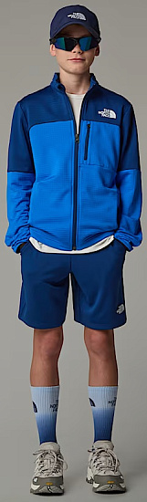Куртка детская The North Face Hike Mid Full Zip Hero Blue/Estate Blue - Фото 8 большая