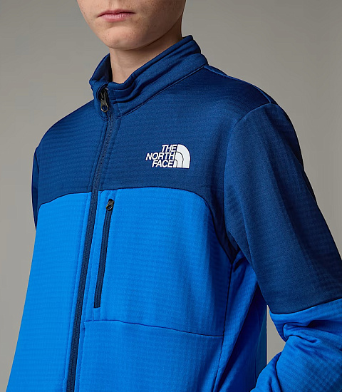 Куртка детская The North Face Hike Mid Full Zip Hero Blue/Estate Blue - Фото 9 большая