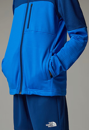 Куртка детская The North Face Hike Mid Full Zip Hero Blue/Estate Blue - Фото 10 большая
