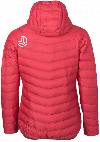 Куртка женская Ternua Vilma Hood Down Deep Cerise - Фото 2 большая