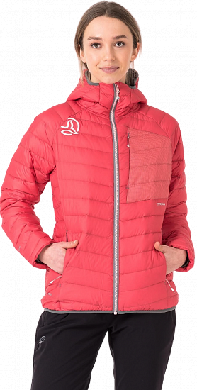 Куртка женская Ternua Vilma Hood Down Deep Cerise - Фото 3 большая