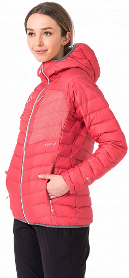 Куртка женская Ternua Vilma Hood Down Deep Cerise - Фото 4 большая