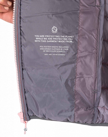 Куртка женская Ternua Vilma Hood Down Deep Cerise - Фото 6 большая