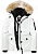Куртка женская Canada Goose Montebello White - Фото 1 малая