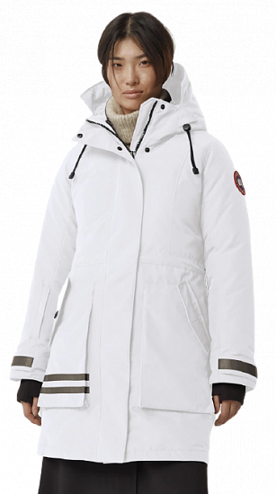 Куртка женская Canada Goose Toronto Black/White - Фото 5 большая