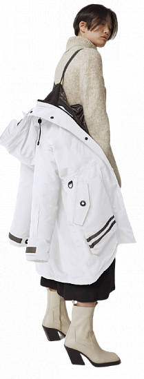 Куртка женская Canada Goose Toronto Black/White - Фото 7 большая