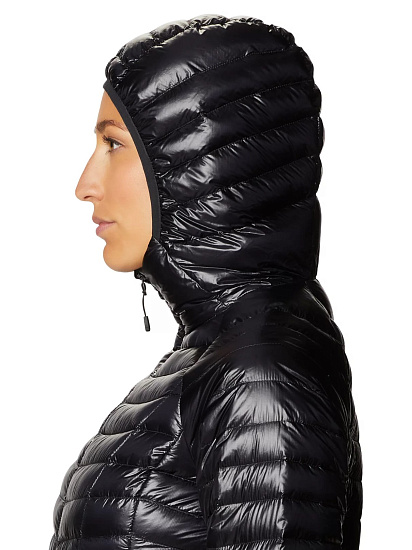 Куртка женская Mountain Hardwear Ghost Whisperer Hoody Black - Фото 6 большая