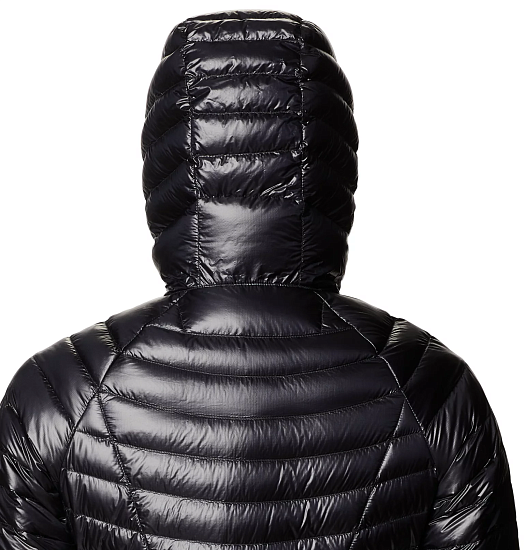 Куртка женская Mountain Hardwear Ghost Whisperer Hoody Black - Фото 7 большая