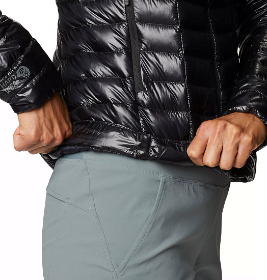 Куртка женская Mountain Hardwear Ghost Whisperer Hoody Black - Фото 8 большая