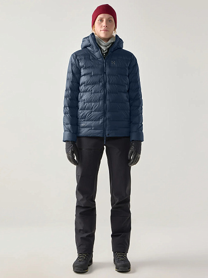Куртка женская Haglofs ROC Flash Down Tarn Blue - Фото 6 большая