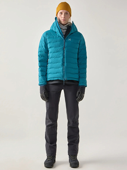 Куртка женская Haglofs Spitz Down Deep Teal - Фото 6 большая
