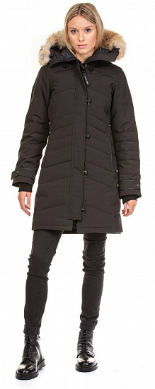Парка женская Canada Goose Lorette Parka Black - Фото 7 большая