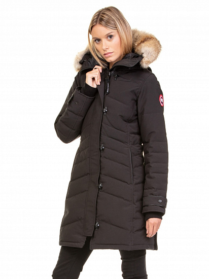 Парка женская Canada Goose Lorette Parka Black - Фото 8 большая