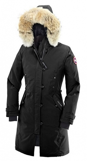 Парка женская Canada Goose Kensington Parka Black - Фото 1 большая