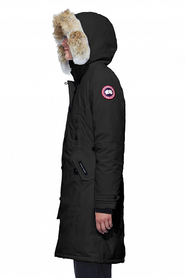 Парка женская Canada Goose Kensington Parka Black - Фото 4 большая