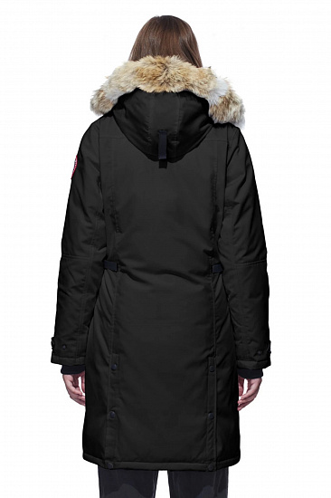 Парка женская Canada Goose Kensington Parka Black - Фото 5 большая