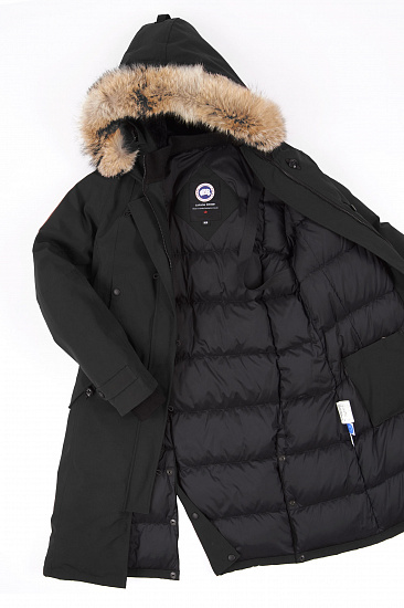 Парка женская Canada Goose Kensington Parka Black - Фото 6 большая