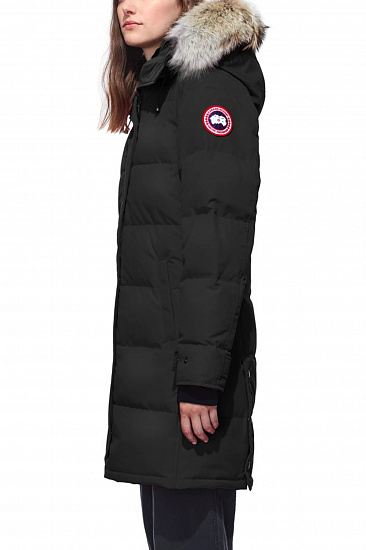 Парка женская Canada Goose Shelburne Parka Black - Фото 3 большая
