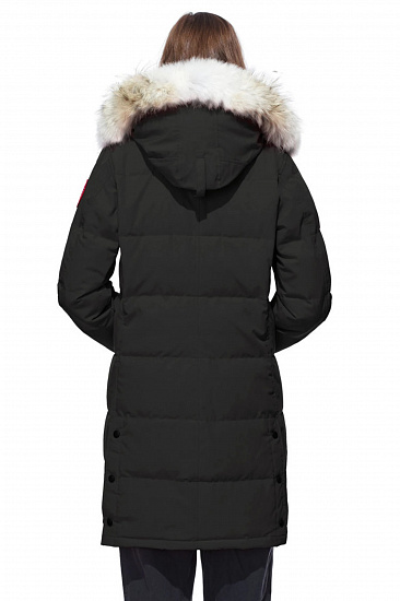 Парка женская Canada Goose Shelburne Parka Black - Фото 4 большая