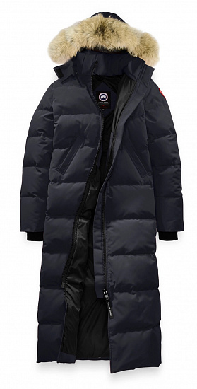Пальто женское Canada Goose Mystique Parka Navy - Фото 1 большая