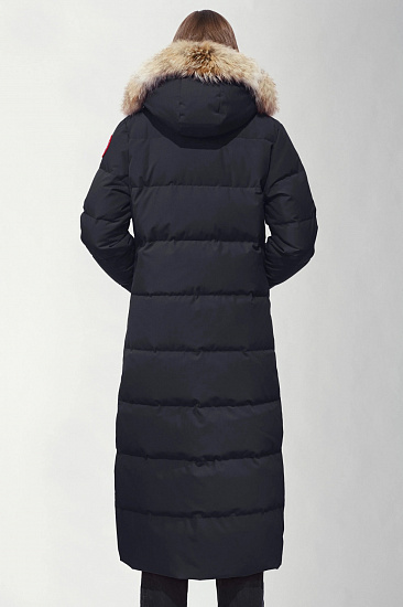 Пальто женское Canada Goose Mystique Parka Navy - Фото 4 большая