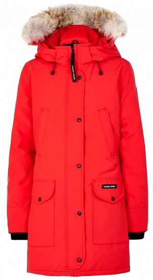 Парка женская Canada Goose Trillium Parka HD Red - Фото 1 большая