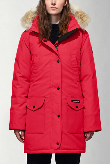 Парка женская Canada Goose Trillium Parka HD Red - Фото 3 большая