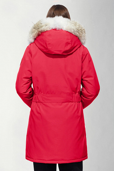 Парка женская Canada Goose Trillium Parka HD Red - Фото 5 большая